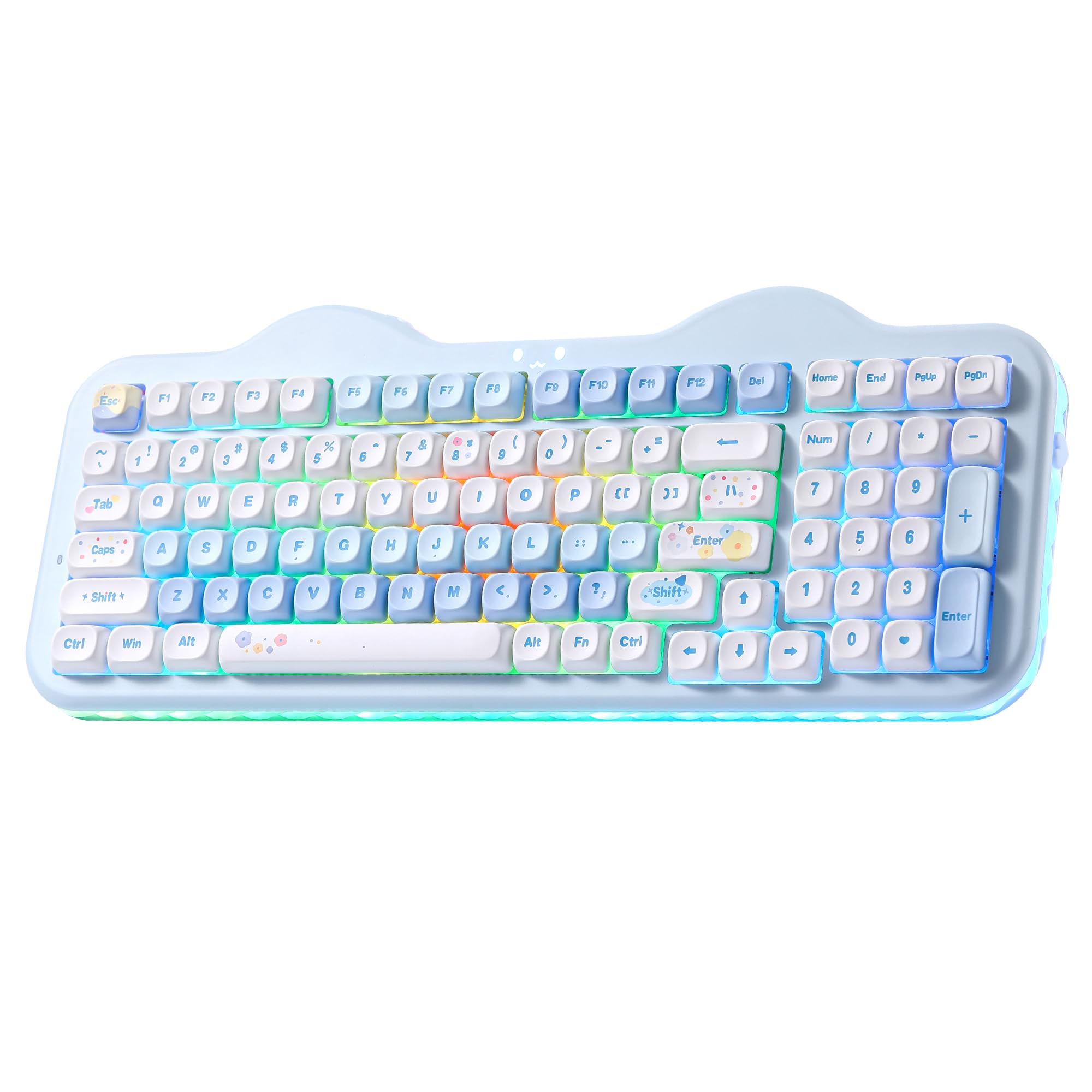 Amazon.co.jp: YUNZII C98 Wireless Mechanical Keyboard with Numeric